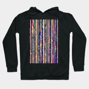 Colourful Glamour Stripes Hoodie